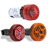 22mm Panel Mount Buzzers with LED Indicator