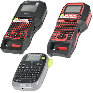 Epson LabelWorks Portable Label Printers Group shot