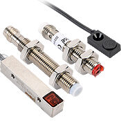 8mm photoelectric, inductive proximity and capacitive proximity sensors
