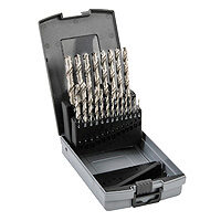 21 or 29 Piece Jobber Length Drill Bit Sets