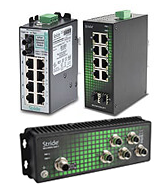 STRIDE unmanaged Ethernet switches, 5 port switch, 8 port switch