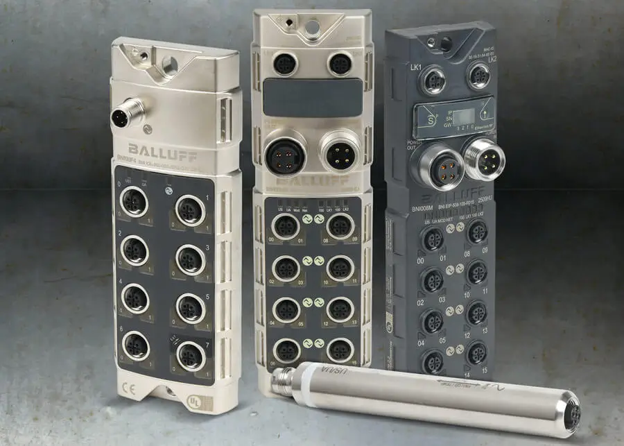 Balluff EtherNet/IP IO-Link Master Modules, Hubs, and Analog Converter