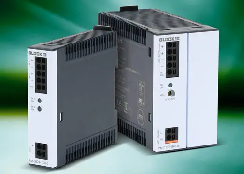 BLOCK PM Series Mini Power Supplies and Redundancy Module