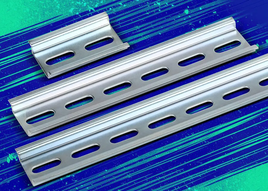 Pre-cut DINnector steel DIN rail