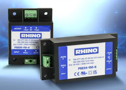 RHINO PSE-S Series Encapsulated Chassis Mount Power Supplies