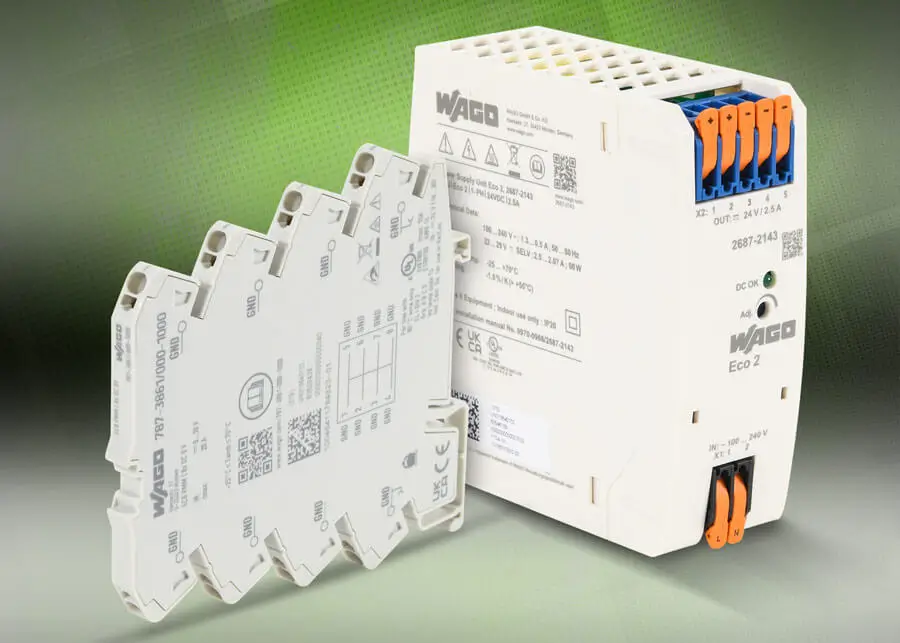 More WAGO Single-Channel Electronic Circuit Breakers and Eco2 Series Power Supplies