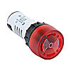 Alarm Buzzers with LED (22.5mm panel mount, 80dB)