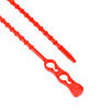 CLICK Tie - Beaded Releasable (Red)