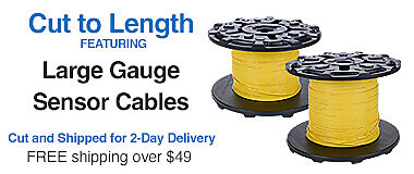Large Gauge Sensor Cable