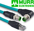 Murrelektronik X-coded Cat6a Ethernet Cables