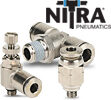 NITRA nickel-plated brass PTC fittings