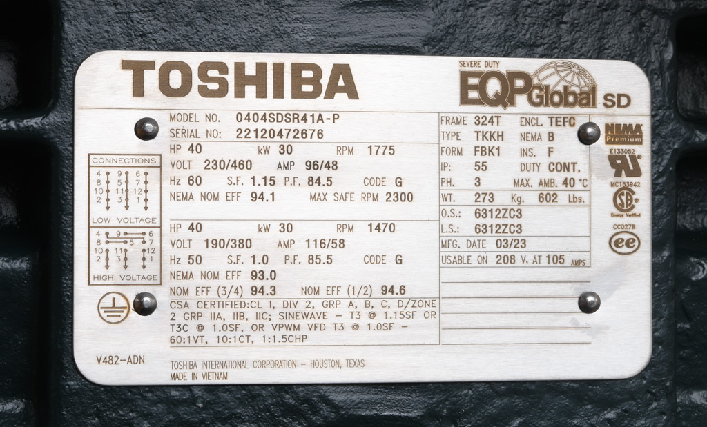 Premium Efficiency AC Motor: high-performance inverter duty Premium Efficiency AC Motor: high-performance inverter duty