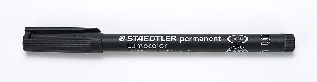 Superfine Lumocolor Permanent Marker - Black