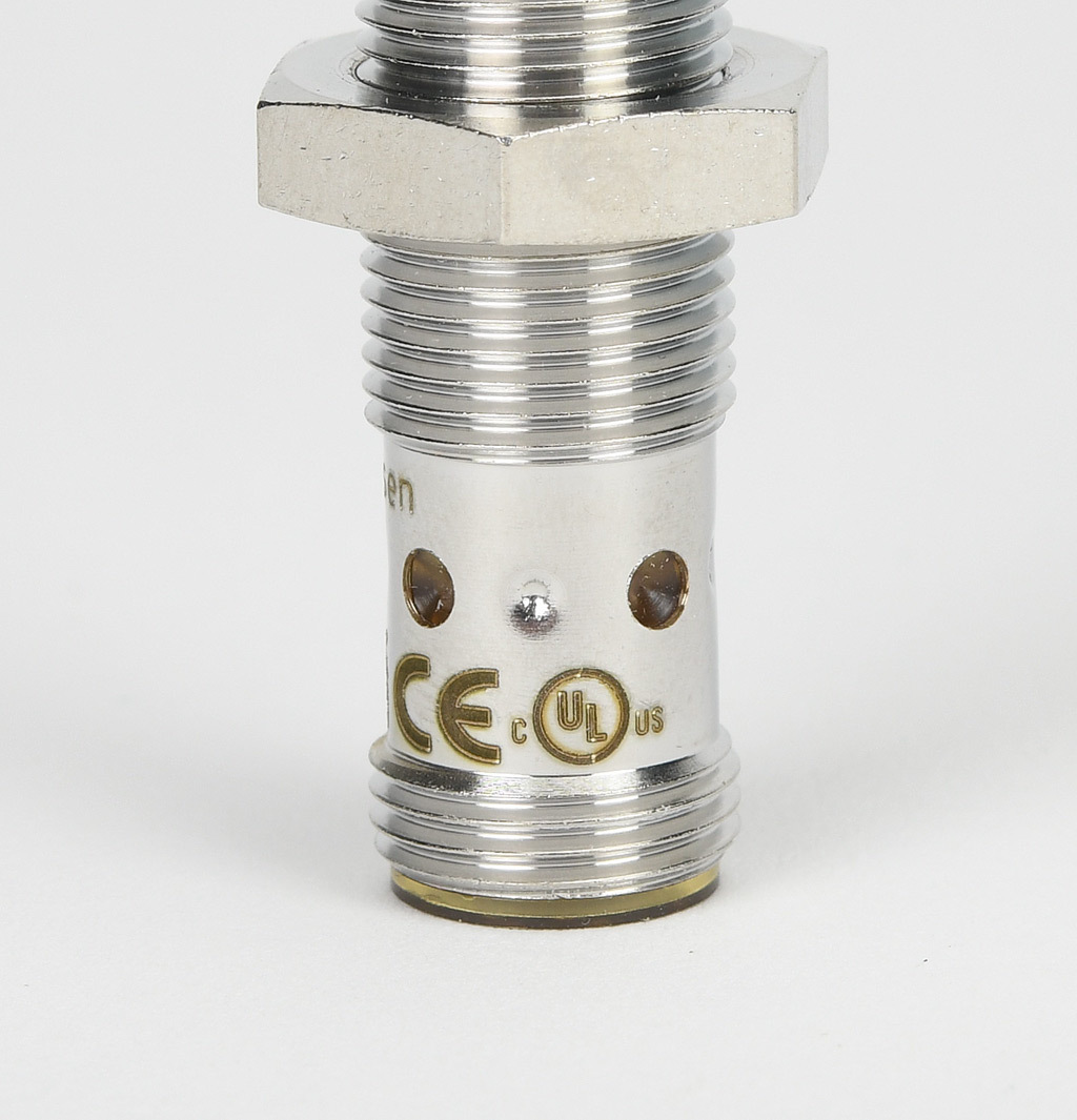 Inductive Proximity Sensor: 12mm diameter x 60mm body (PN