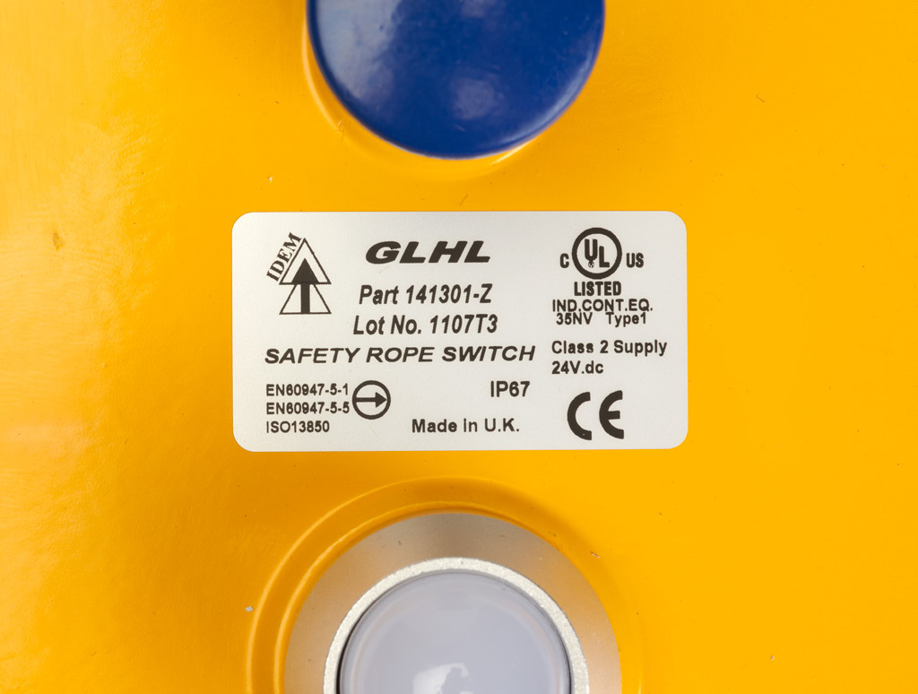 IDEM Z-Range Safety Switch: cable-pull interlock, 125m