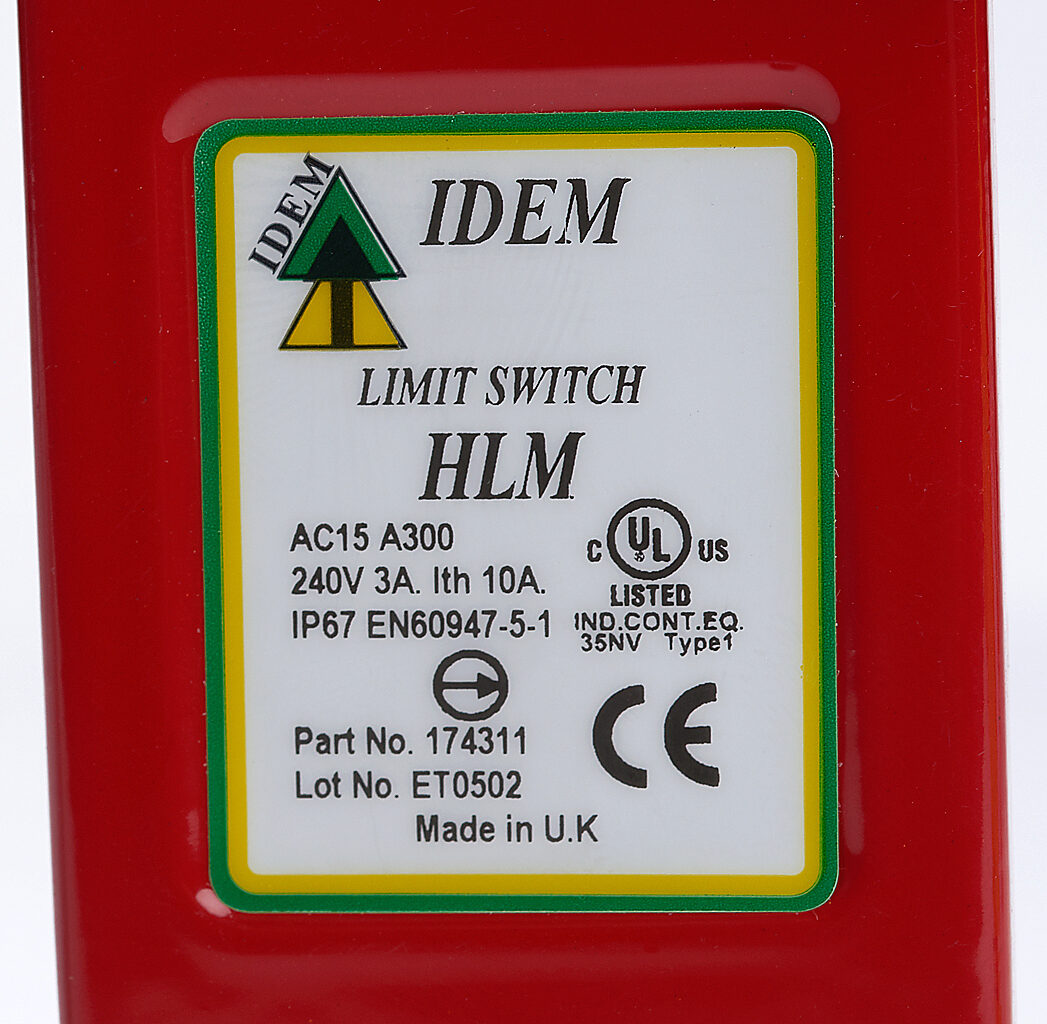 Safety Limit Switch: side rotary adjustable lever with stainless steel  roller (PN# HLM-174311) | AutomationDirect