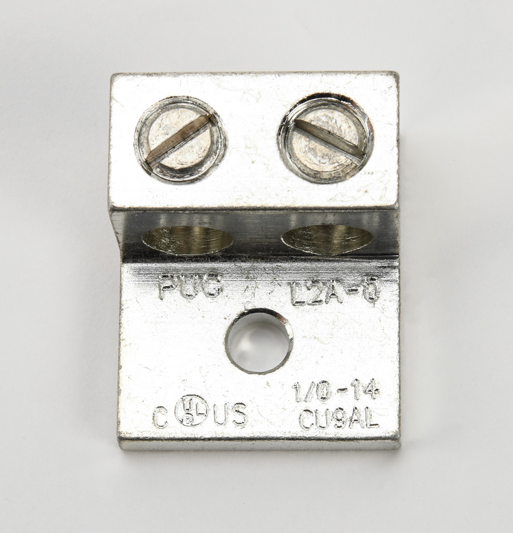 Mechanical Lug: box type, 600V, 2 openings (PN# L2A-0-1 