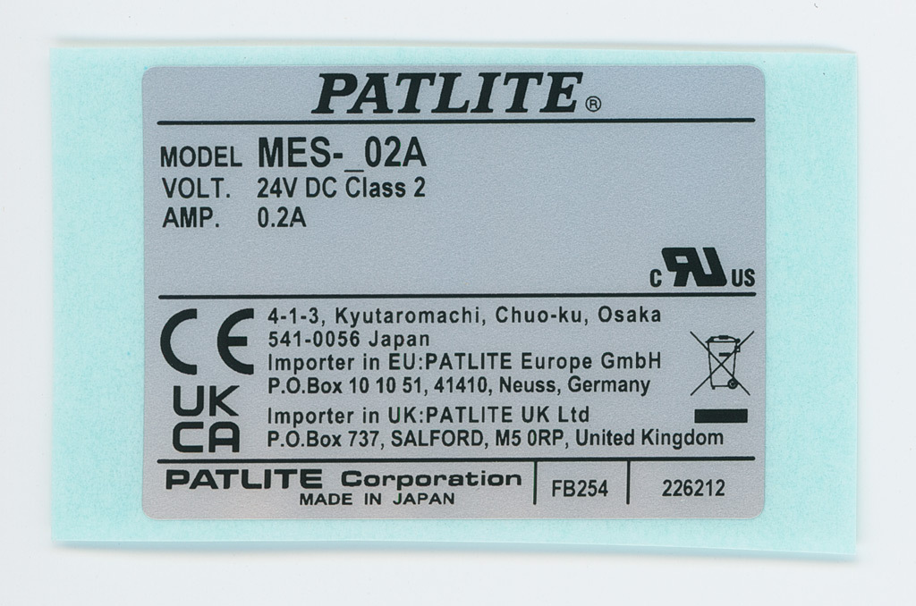 Colonne lumineuse PATLITE MES-A MES-402A  RYGB 24V 