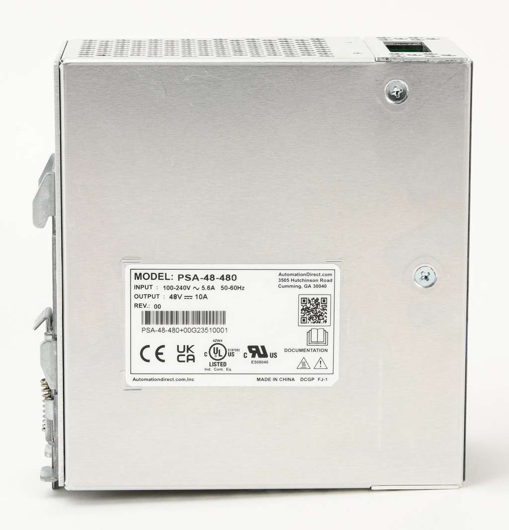 Switching Power Supply: 48-55 VDC out, 10A, 480W, Output: 48 VDC 