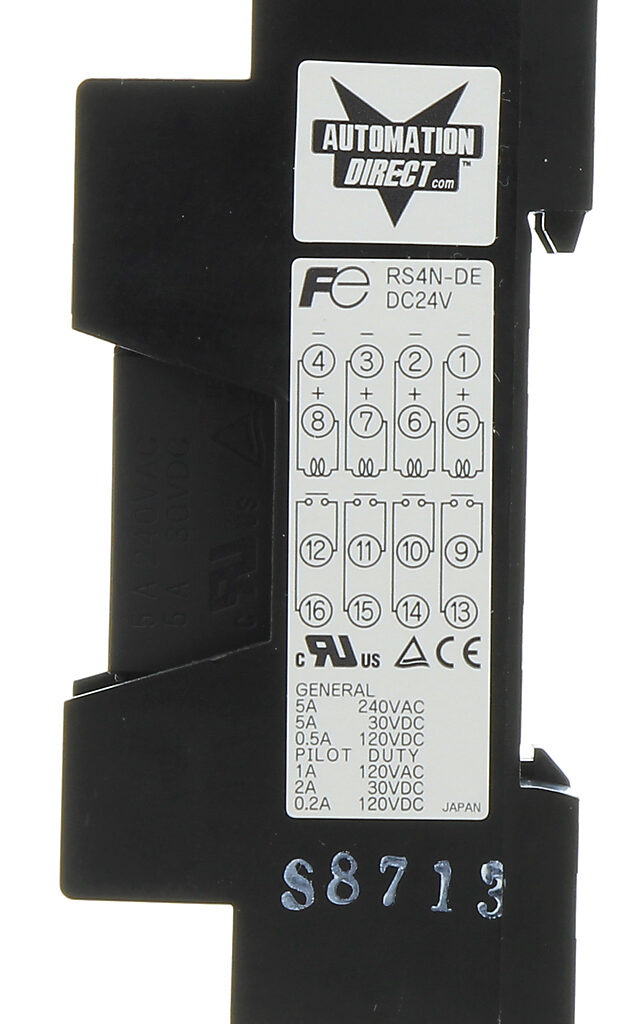 AUTOMATION DIRECT CONTROL RELAY RS4N-DE 