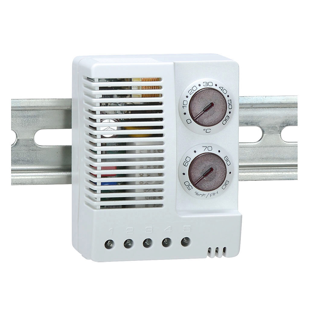 Temperature controller, wall mounting, 0…60…°C, adjustable hysteresis  2..20K, external setting - ALRE