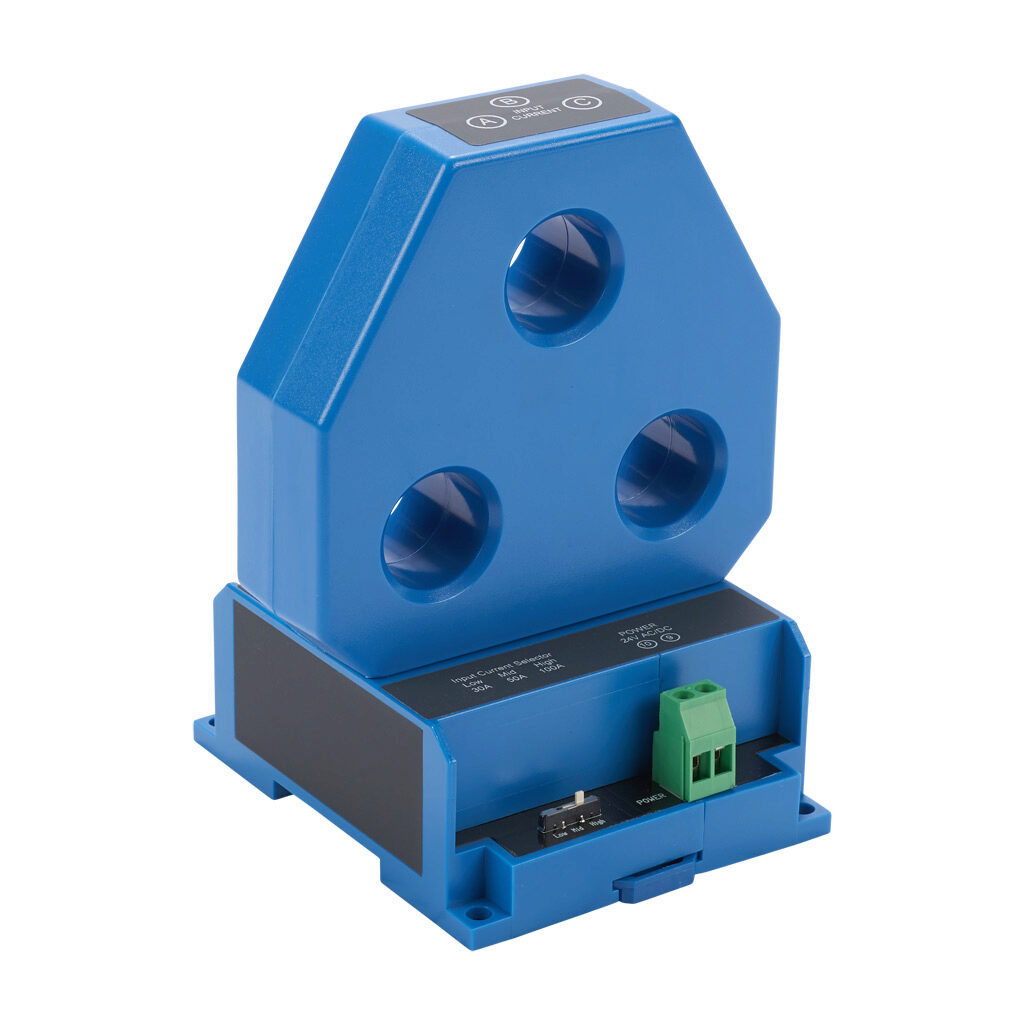 Three-Phase Current Transformer (CT) Sensor - 100A/150A/200A/500A To 5A Output, 25x20mm Hole, For CM1 Circuit Breakers