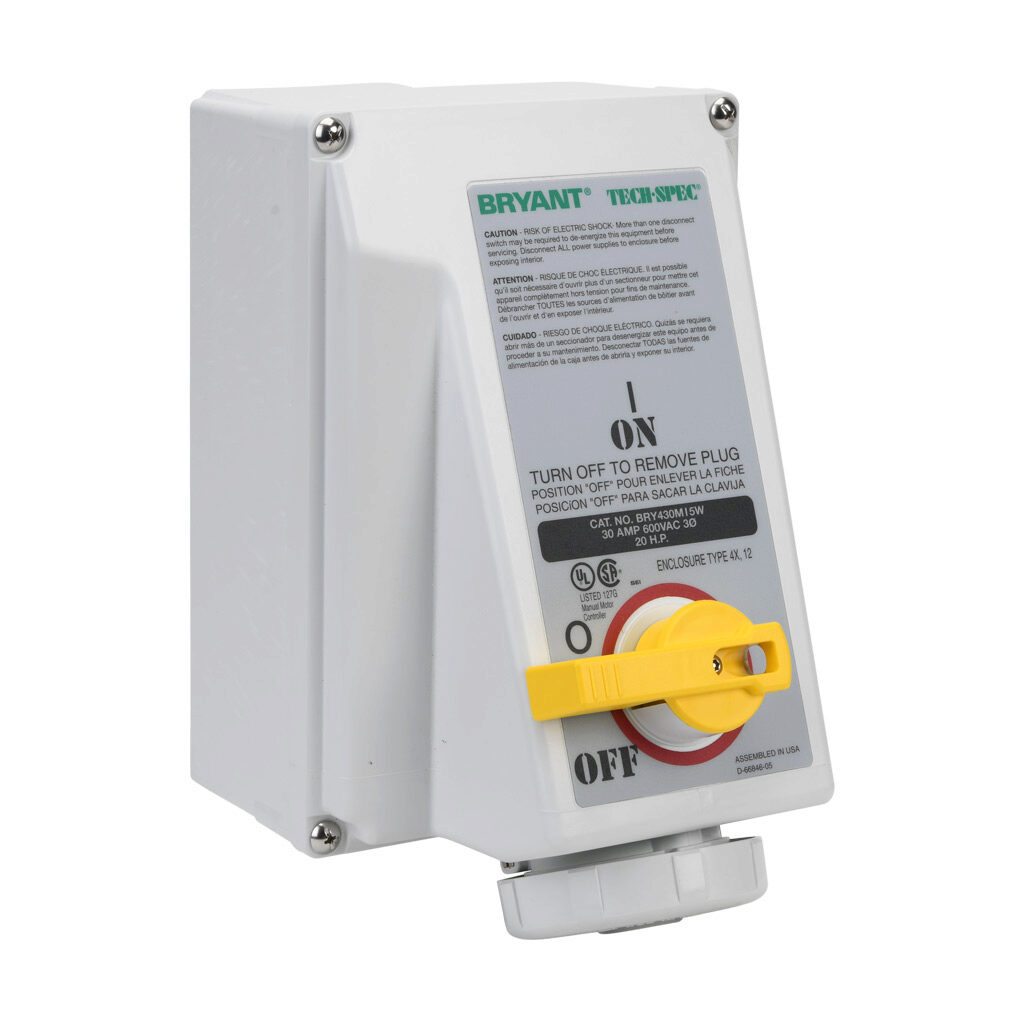 Pin and Sleeve Mechanical Interlock 3pole, UL 508 rated, 30A (PN