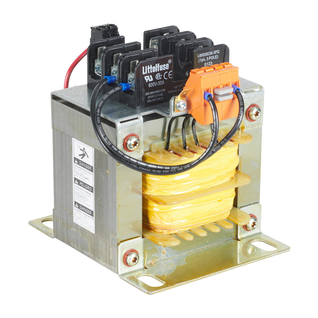 Control Transformer: open core, 500 VA (PN# CT-050-048-12-1