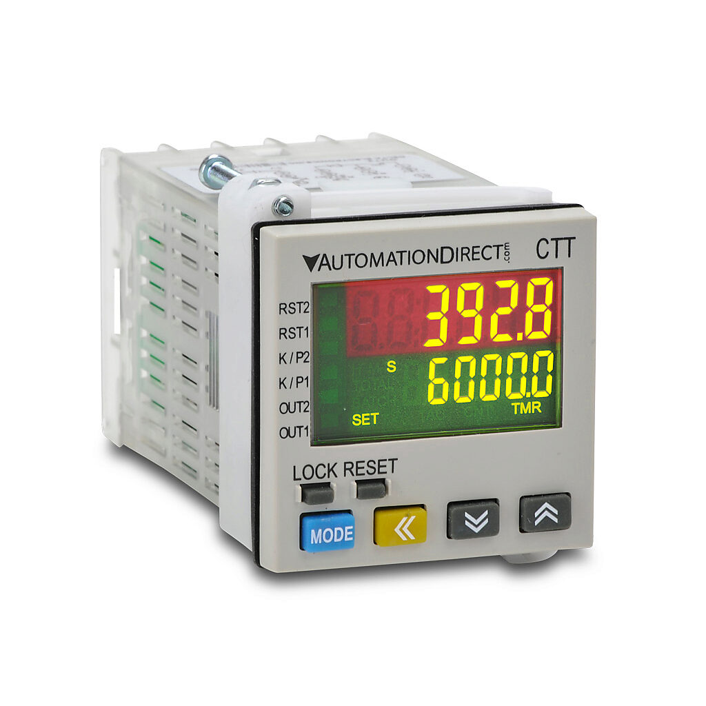 AutomationDirect Multi-function Digital Counter/timer/tachometer: 100-240  VAC operating voltage (PN# CTT-1C-A120)