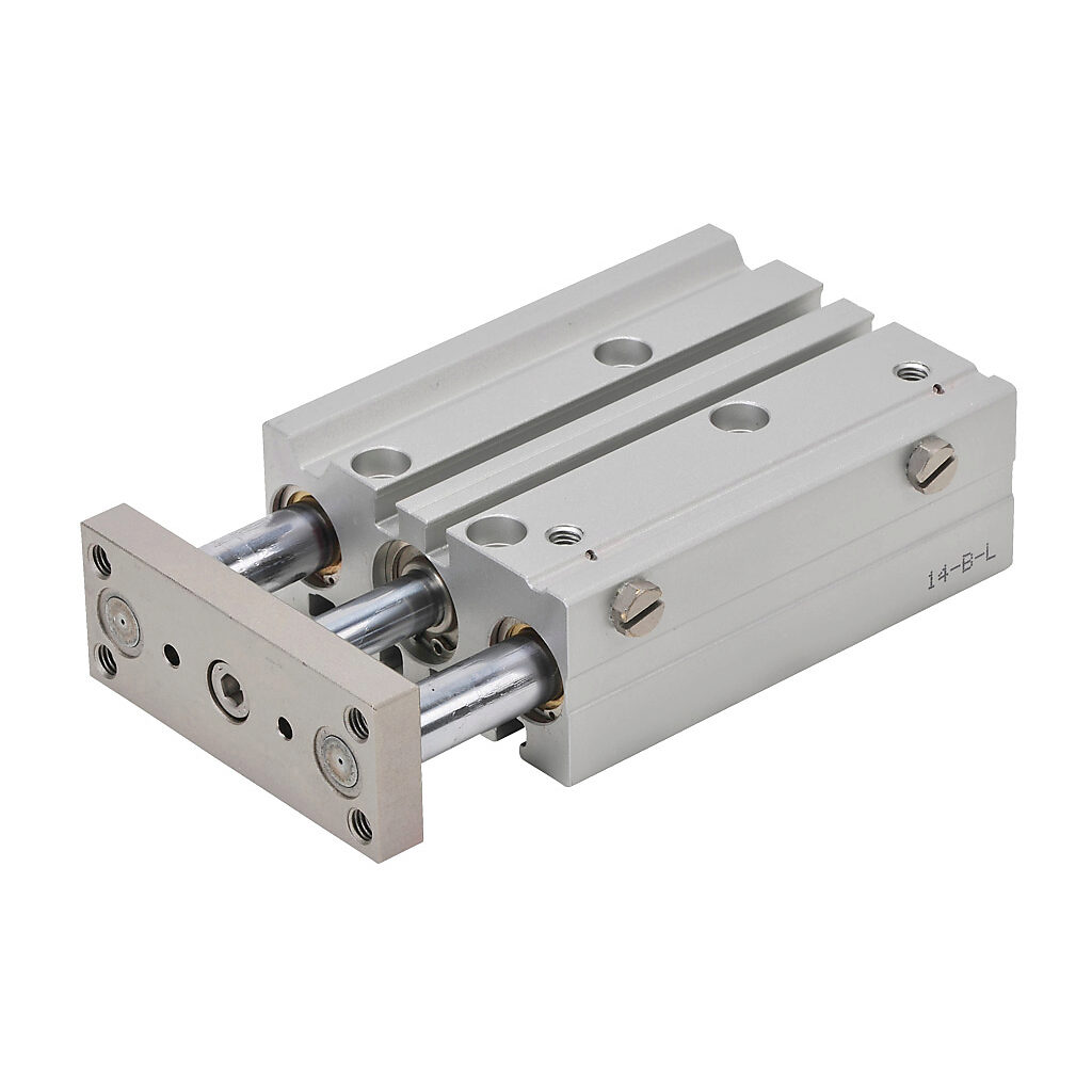 Double Shaft Rod Cylinder 1pc 16mm Bore Double-Rod Double-Acting Aluminum Alloy Pneumatic Air Cylinder 