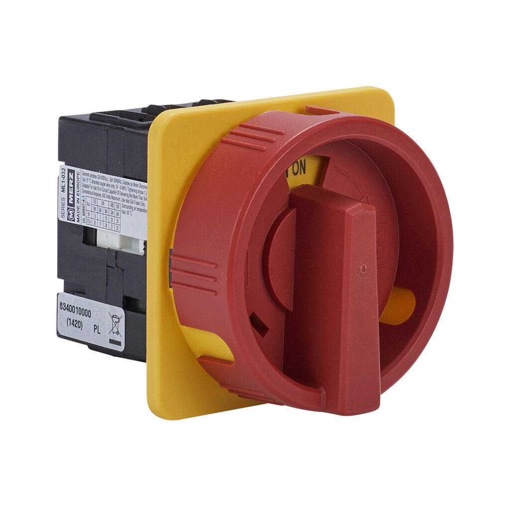 Kreek Geen personeel Disconnect Switch: 3-pole, 32A (PN# ML1-032-E-H03R) | AutomationDirect