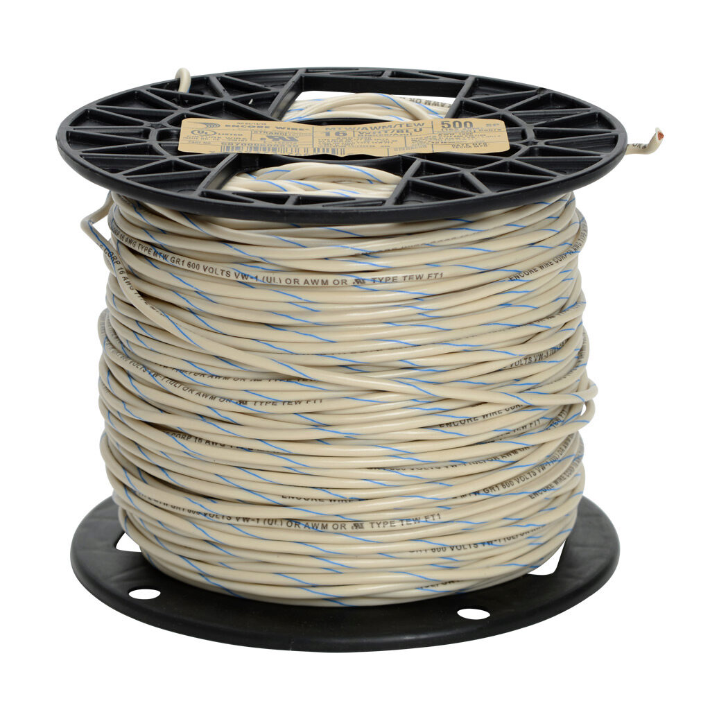 MTW Wire: 16 AWG, 500ft spool (PN# MTW16WB)