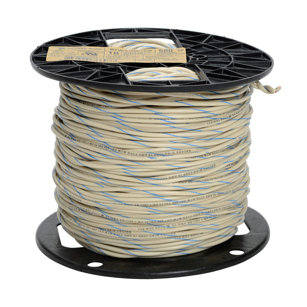 MTW Wire: 20 AWG, 500ft spool (PN# MTW20RD)
