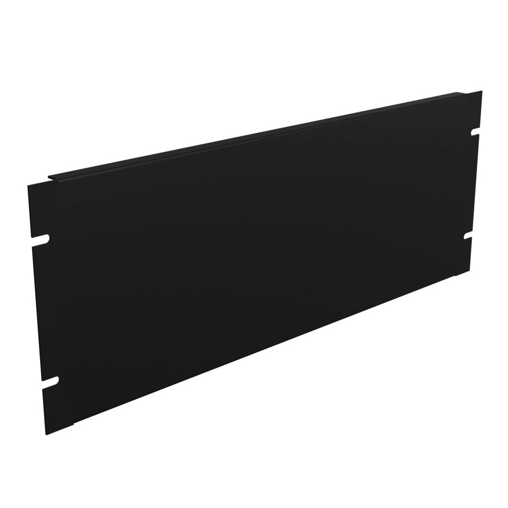 Hammond Rack Panel: 4U, flanged, carbon steel (PN# PBFS19007BK ...
