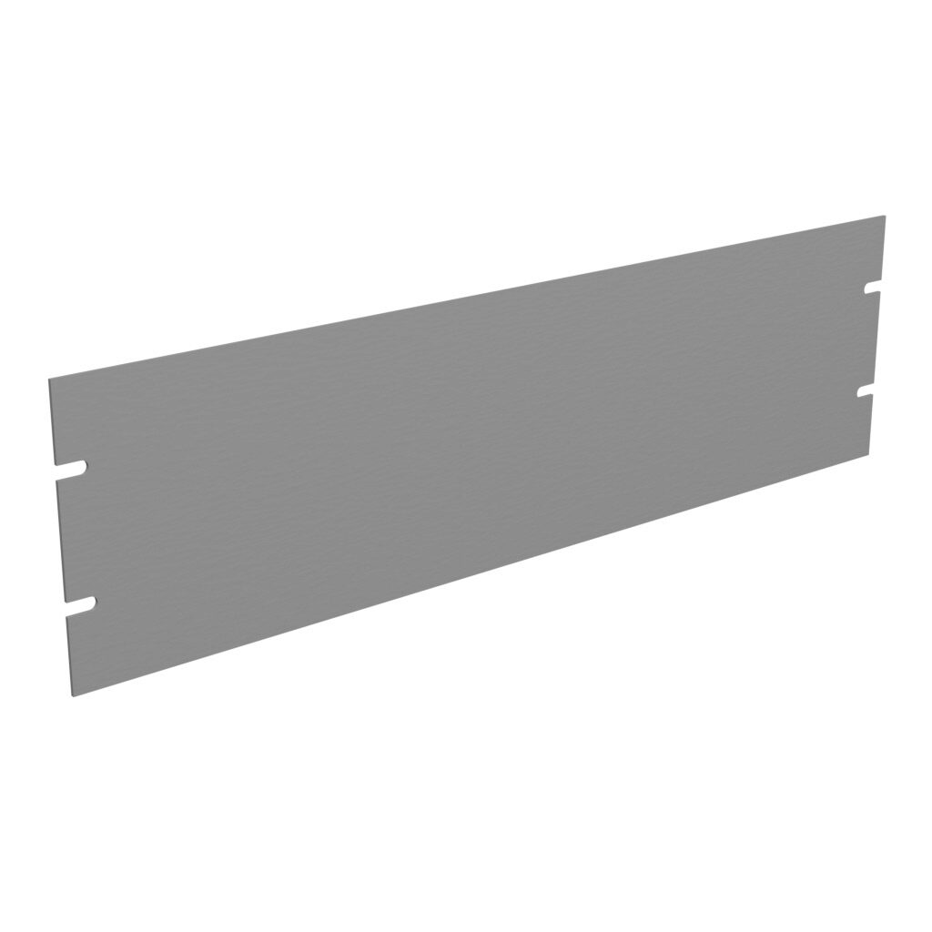 Hammond Rack Panel: 3U, carbon steel (PN# PBPS19005LG2) | AutomationDirect