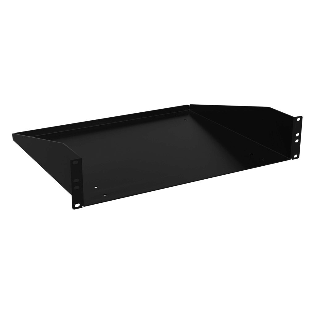 Hammond Universal Rack Shelf: 2U, 19in rack width, 15in depth, 100lb ...