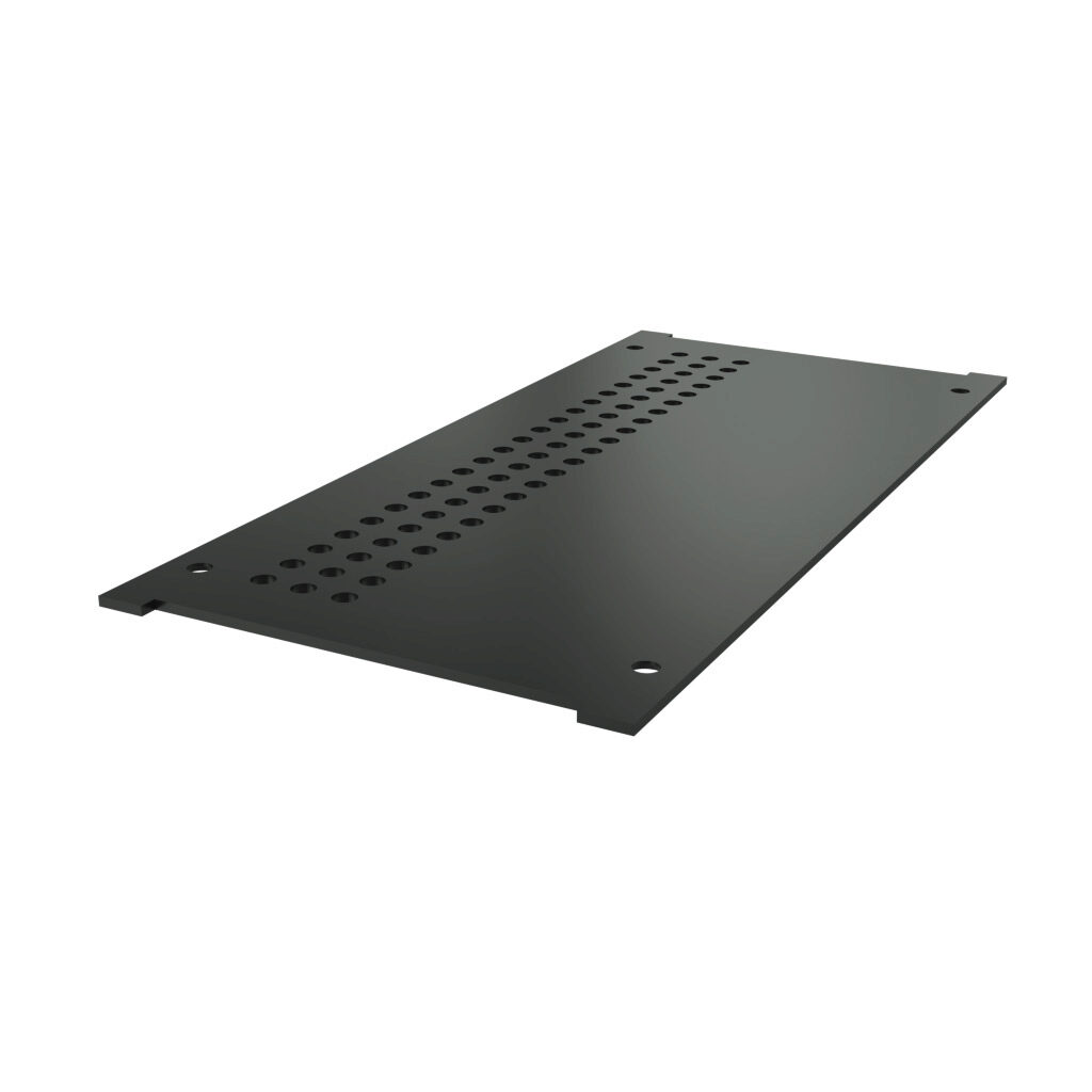 Hammond Top/bottom Panel: for Hammond RMxU0804xBK enclosures (PN ...