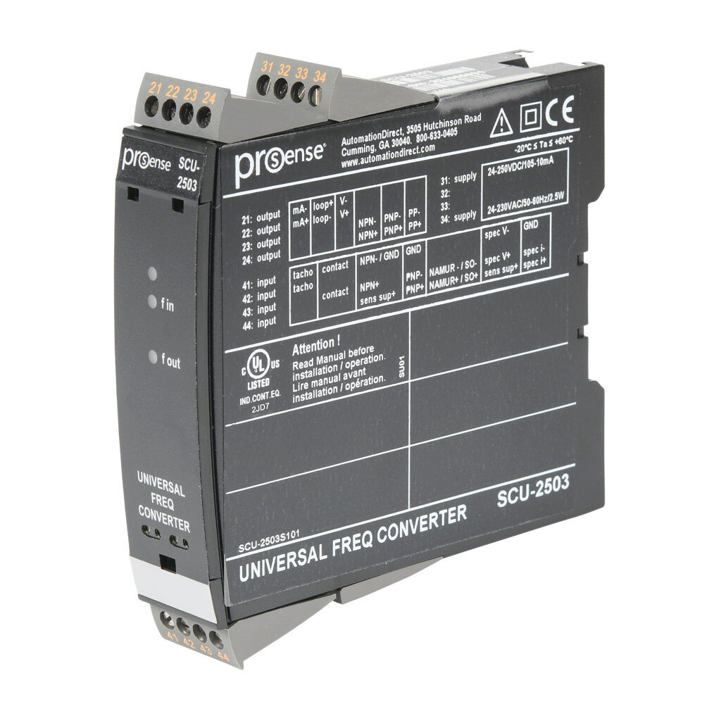 Signal Conditioner: frequency (PN# SCU-2503) | AutomationDirect