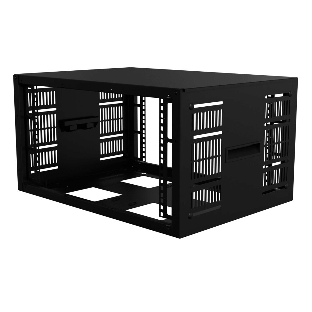 Hammond Rack Cabinet: 11.50x24.00x17.50in (PN# SDC246U17BK ...