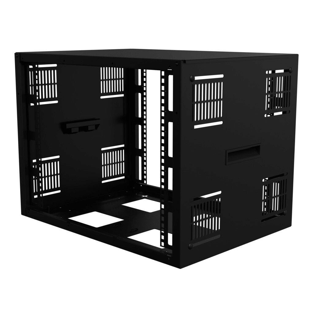 Hammond Rack Cabinet: 16.75x24.00x17.50in (PN# SDC249U17BK ...