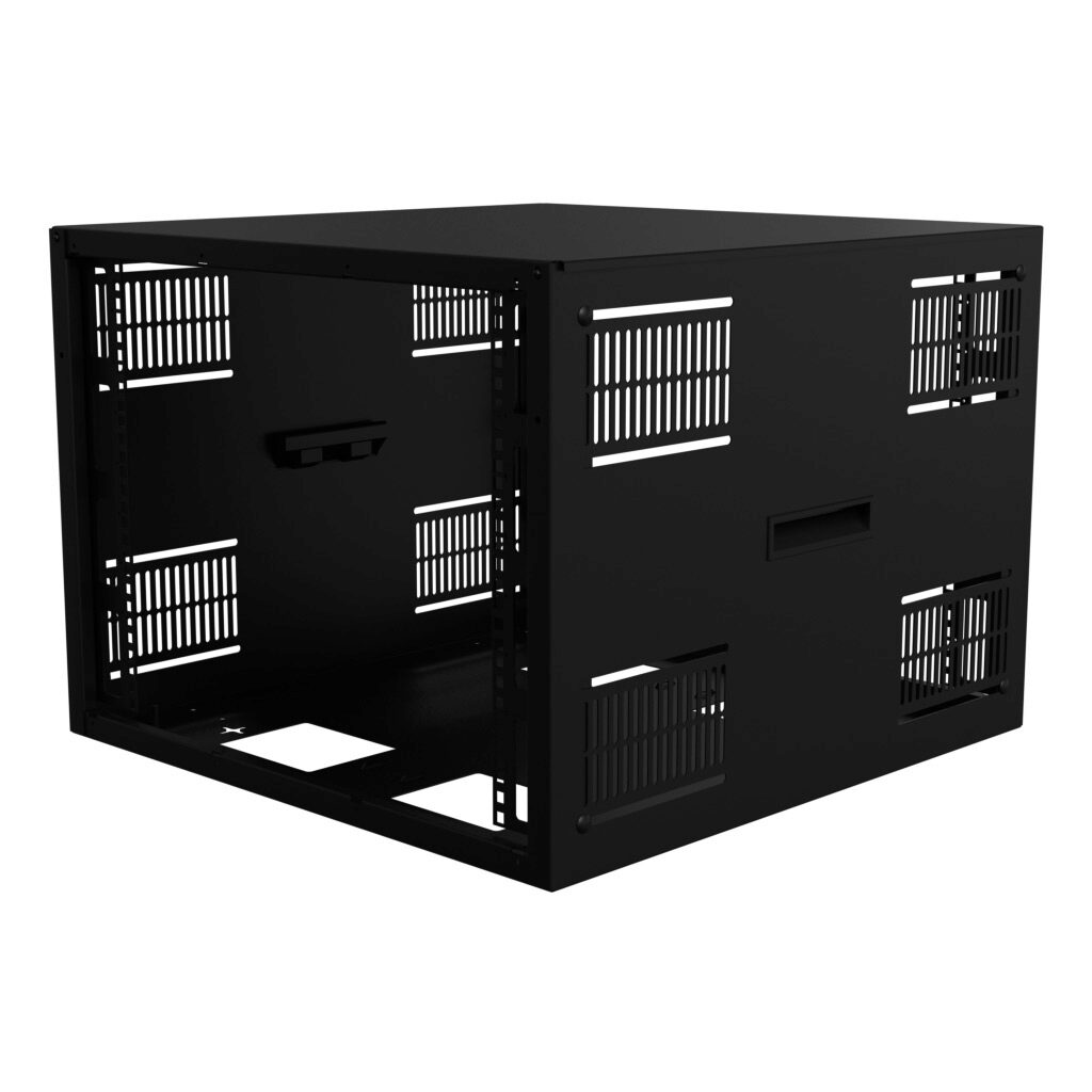 Hammond Rack Cabinet: 16.75x24.00x24.50in (PN# SDC249U24BK ...