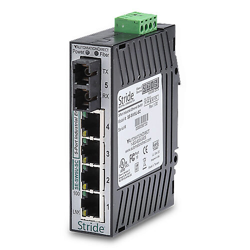 AutomationDirect Stride SE-SW5U Rev 2.01 5-Port Industrial Ethernet Switch 