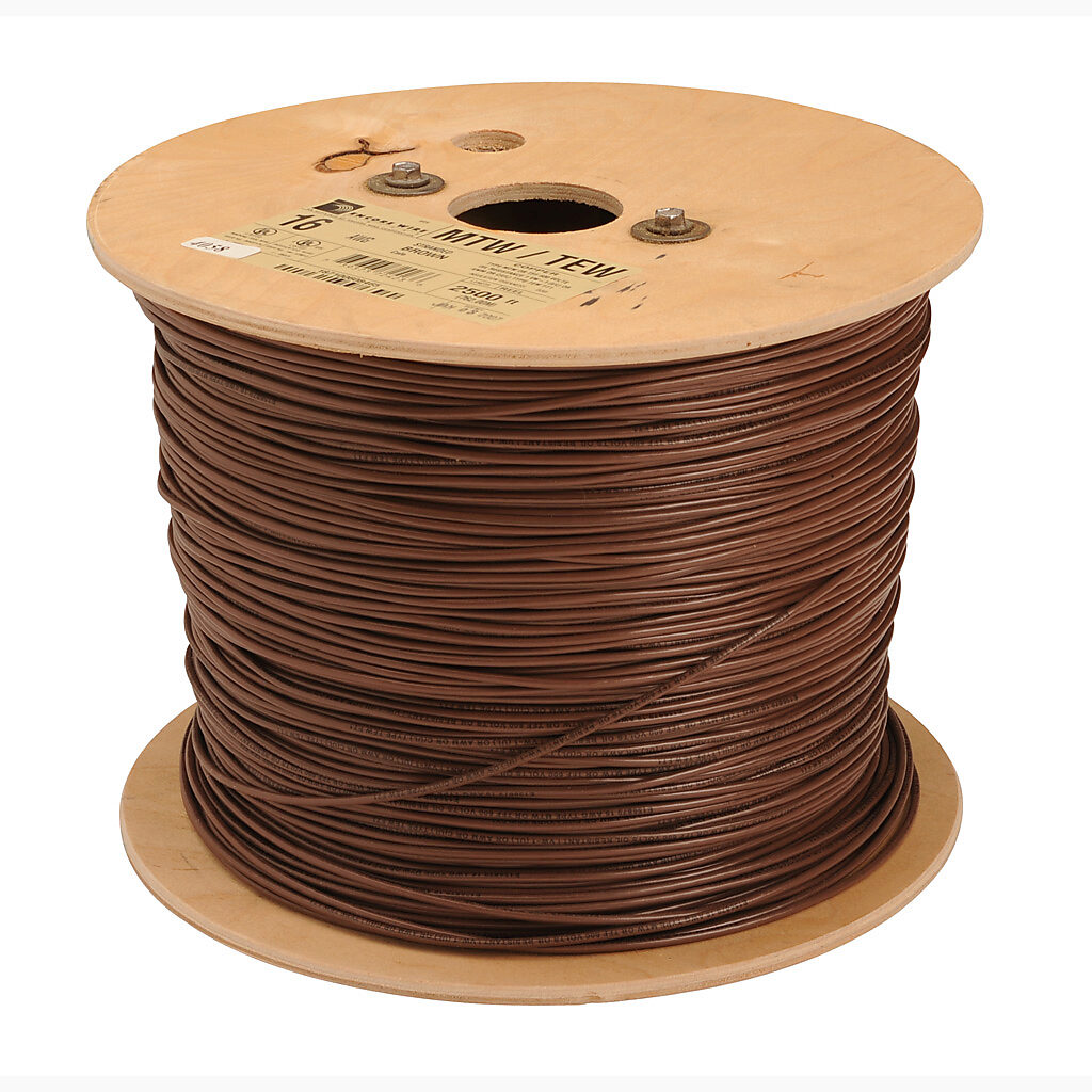 THHN Hook-up Wire: 14 AWG, 2500ft reel (PN# THHN14BN25)