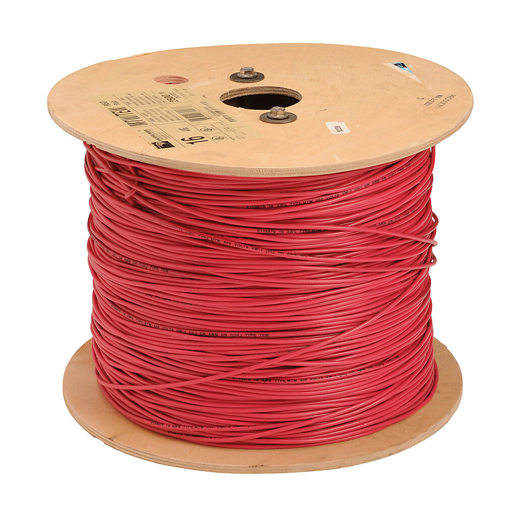 THHN Hook-up Wire: 14 AWG, 2500ft reel (PN# THHN14RD25)
