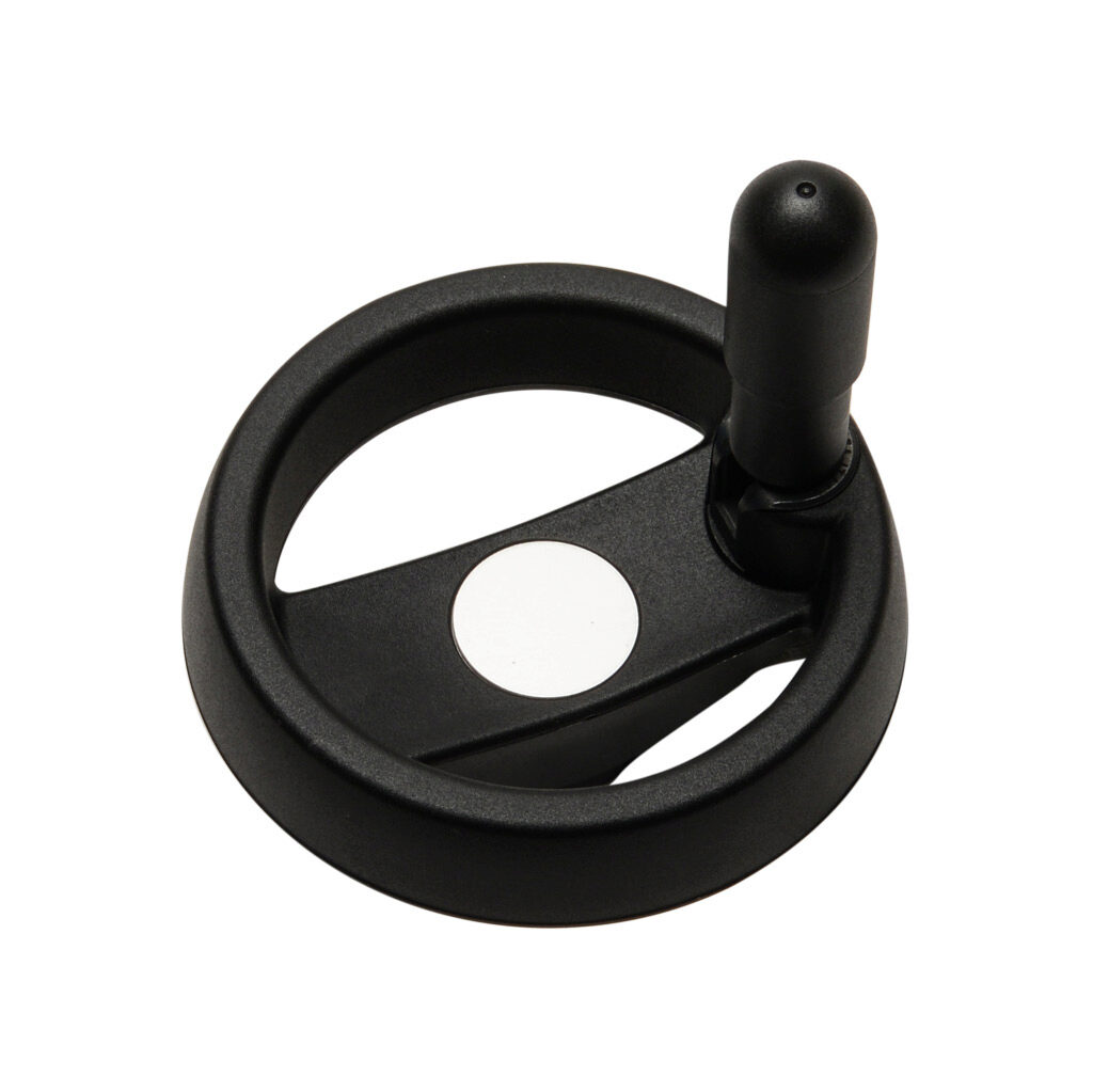 Elesa Handwheel: spoked, 80mm diameter, 8mm bore (PN# VRTP-80-IR-A8 ...