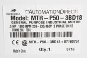 MTR-P50-3BD18