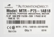 MTR-P75-1AB18