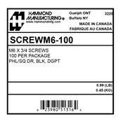 SCREWM6-100