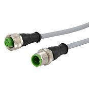 1 m Sensor Cable DR04QR117 TL356 ALPHA CONNECT Series 3.3 ft RJ45 Plug M12 Sensor Straight 4 Position Plug 