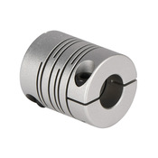 Drive Coupling: Servo-beam, 7075-T6 Aluminum Alloy, 9.525 (3/8in) X ...